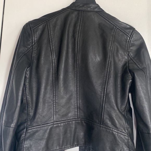 Superdry Leather Jacket - Picture 6 of 8